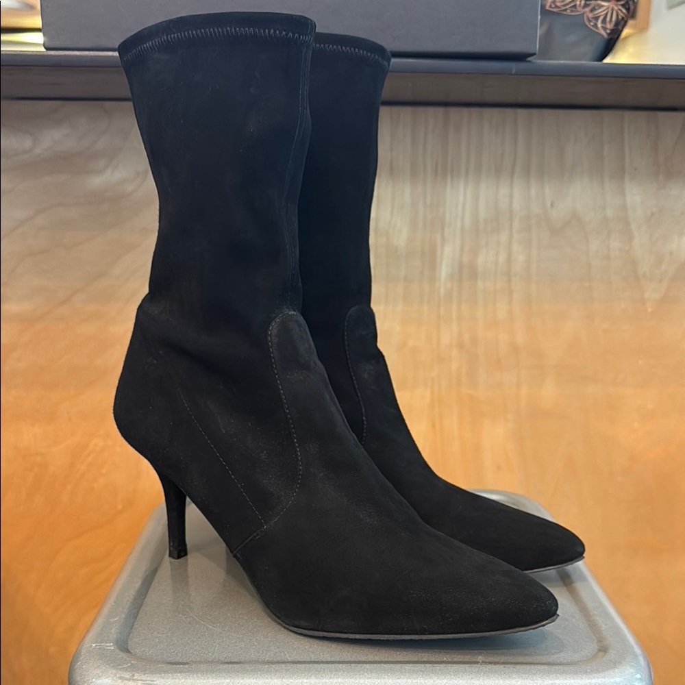 Stuart Weitzman Stretch Suede booties Size 12 M